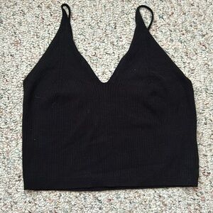 Black crop top